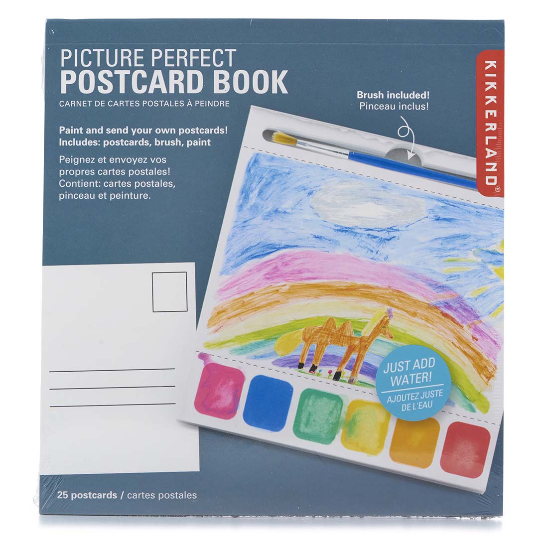 Postcard Paint Book