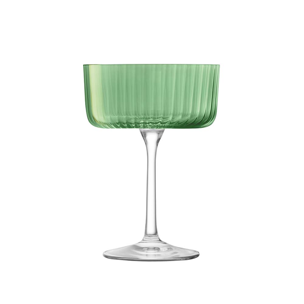 Gems Champagne &amp; Cocktail Glass Jade
