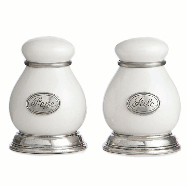 Tuscan Ceramic Salt & Pepper - de Young & Legion of Honor Museum