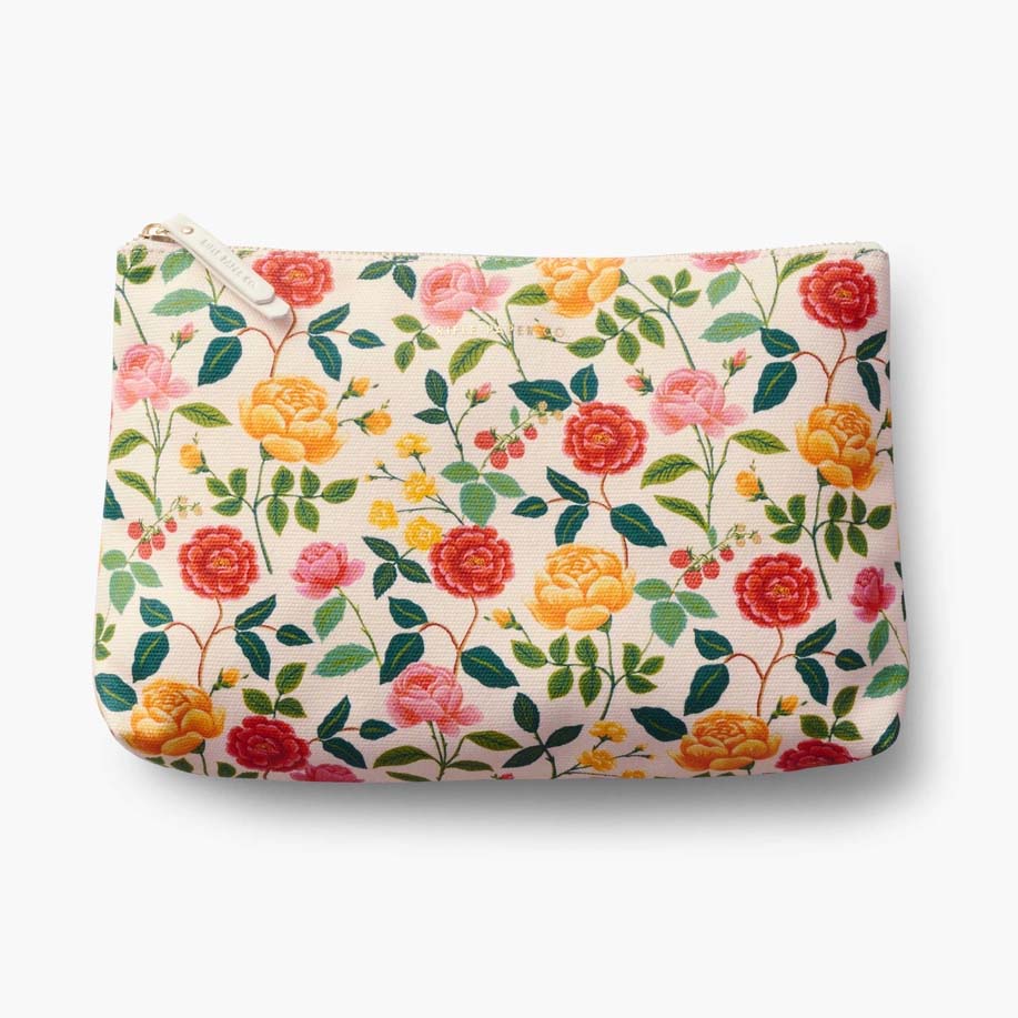 Roses Zippered Pouch Set