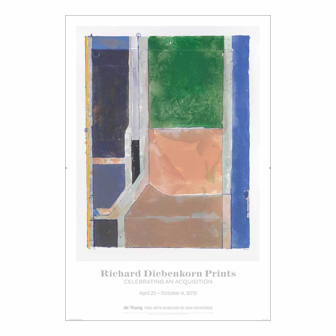 Richard Diebenkorn Prints: Celebrating an Acquisition Exhibition Poster