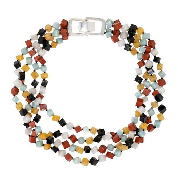 Jade Tumbling Cubes Necklace de Young & Legion of Honor Museum Stores