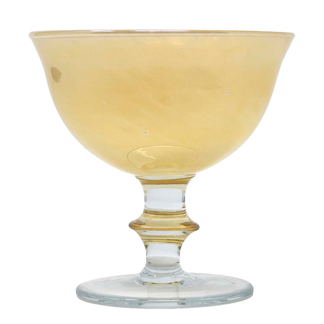 Naples Yellow Rialto Compote Glass