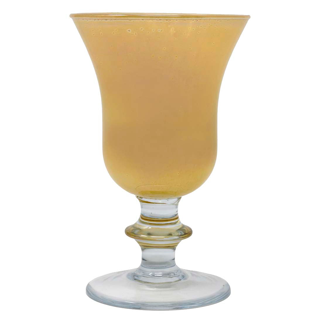 Naples Yellow Rialto Water/ Wine Glass