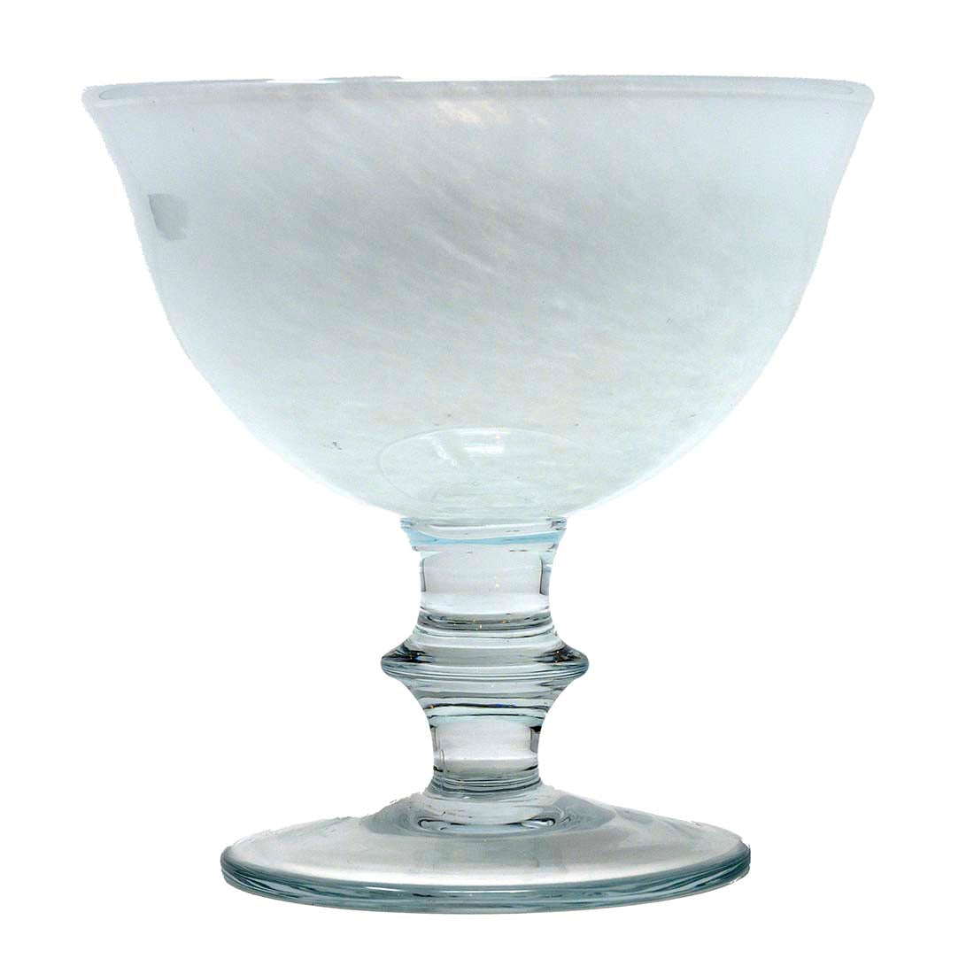 Tuscan White Rialto Compote Glass
