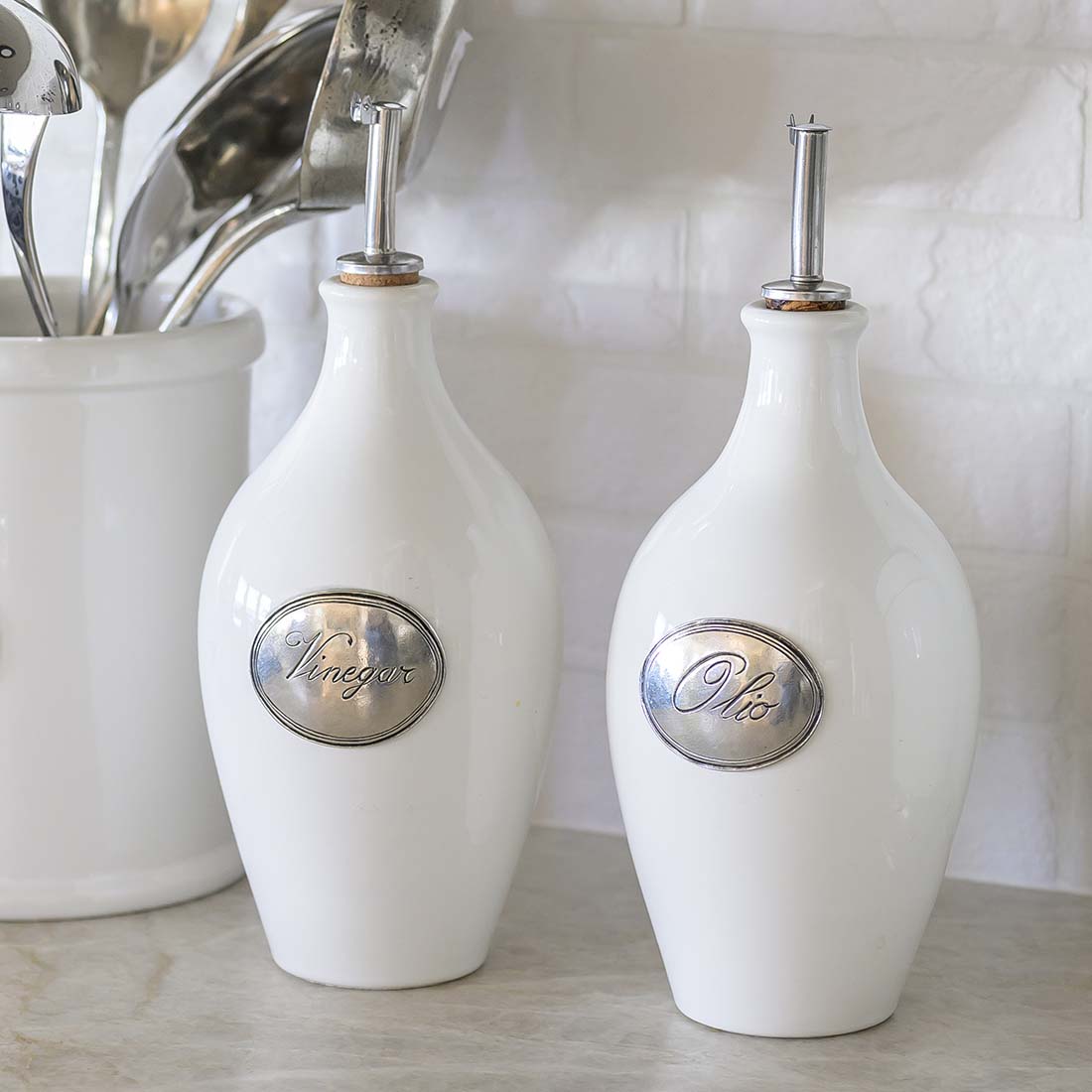 Tuscan Ceramic Oil Bottle