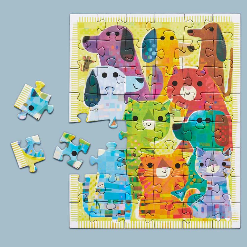 Tats And Dods 48-Piece Jigsaw Puzzle Snax