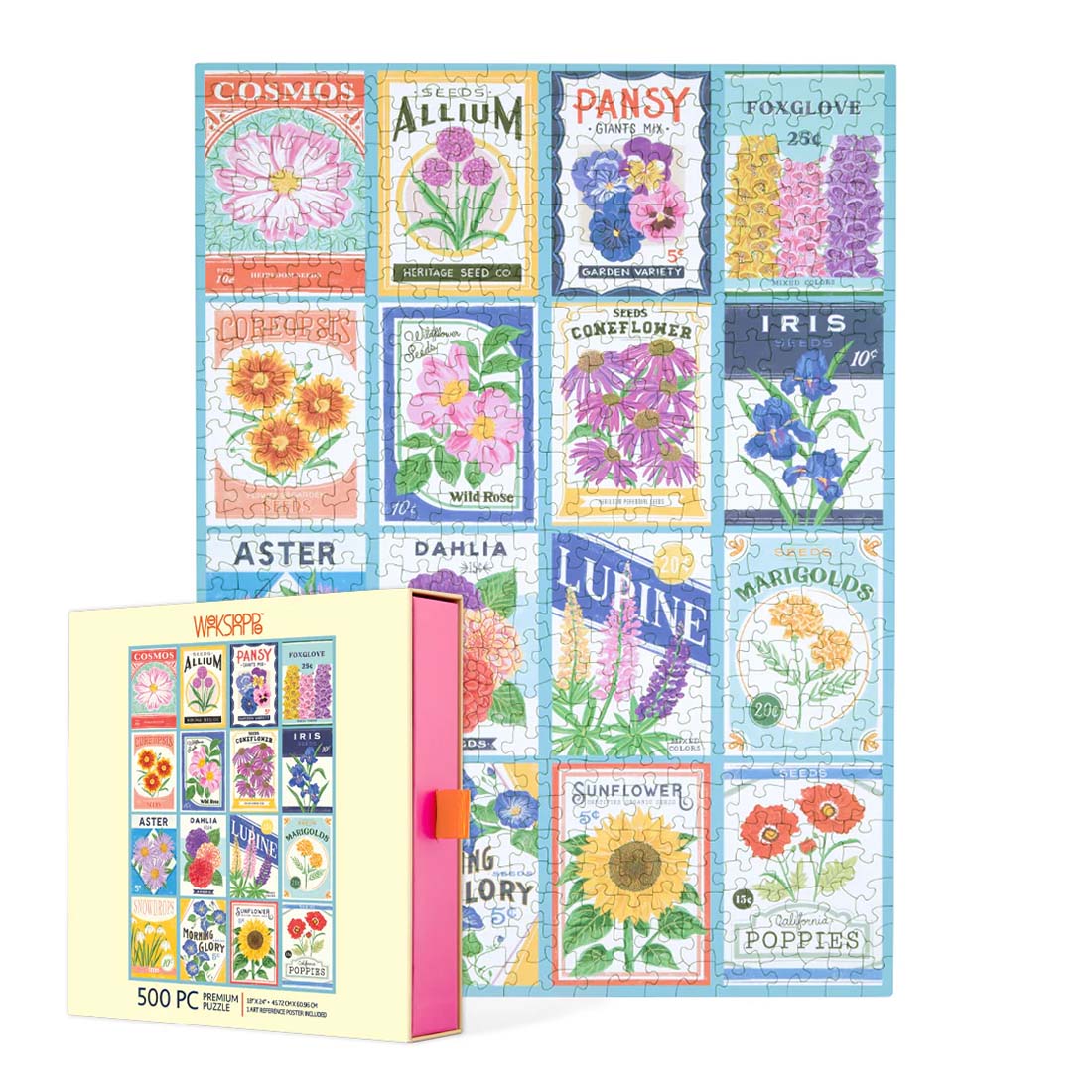Seed Packets 500-Piece Puzzle