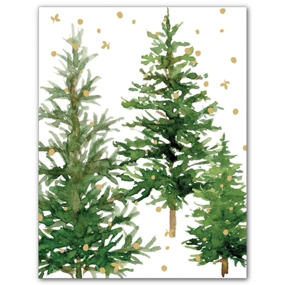 White Christmas Holiday Boxed Cards