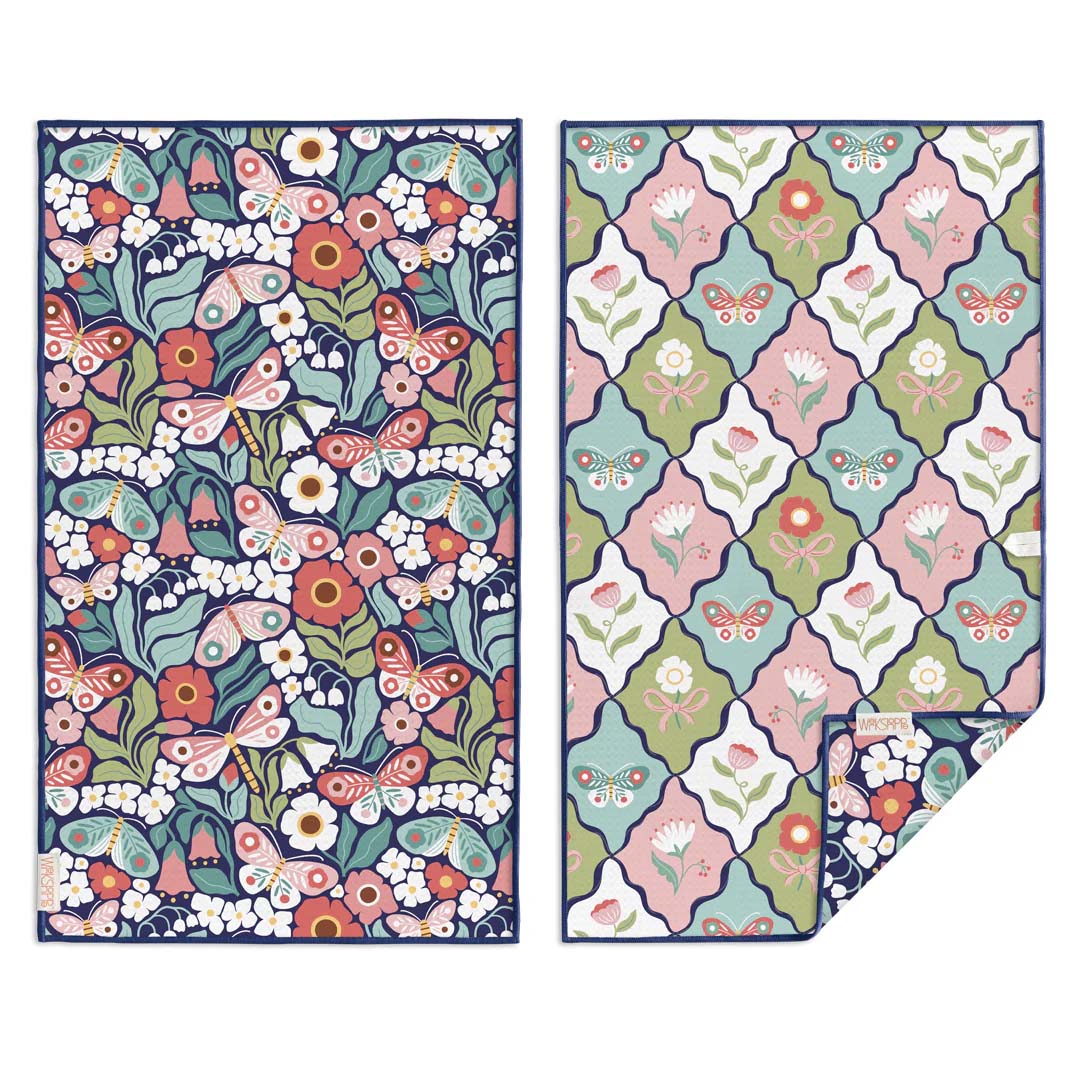 Boho Butterflies Microfiber Kitchen Towel