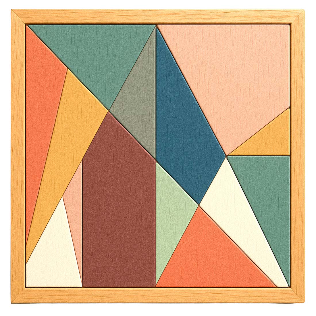 Mello Colorgram Wooden Tangram Puzzle