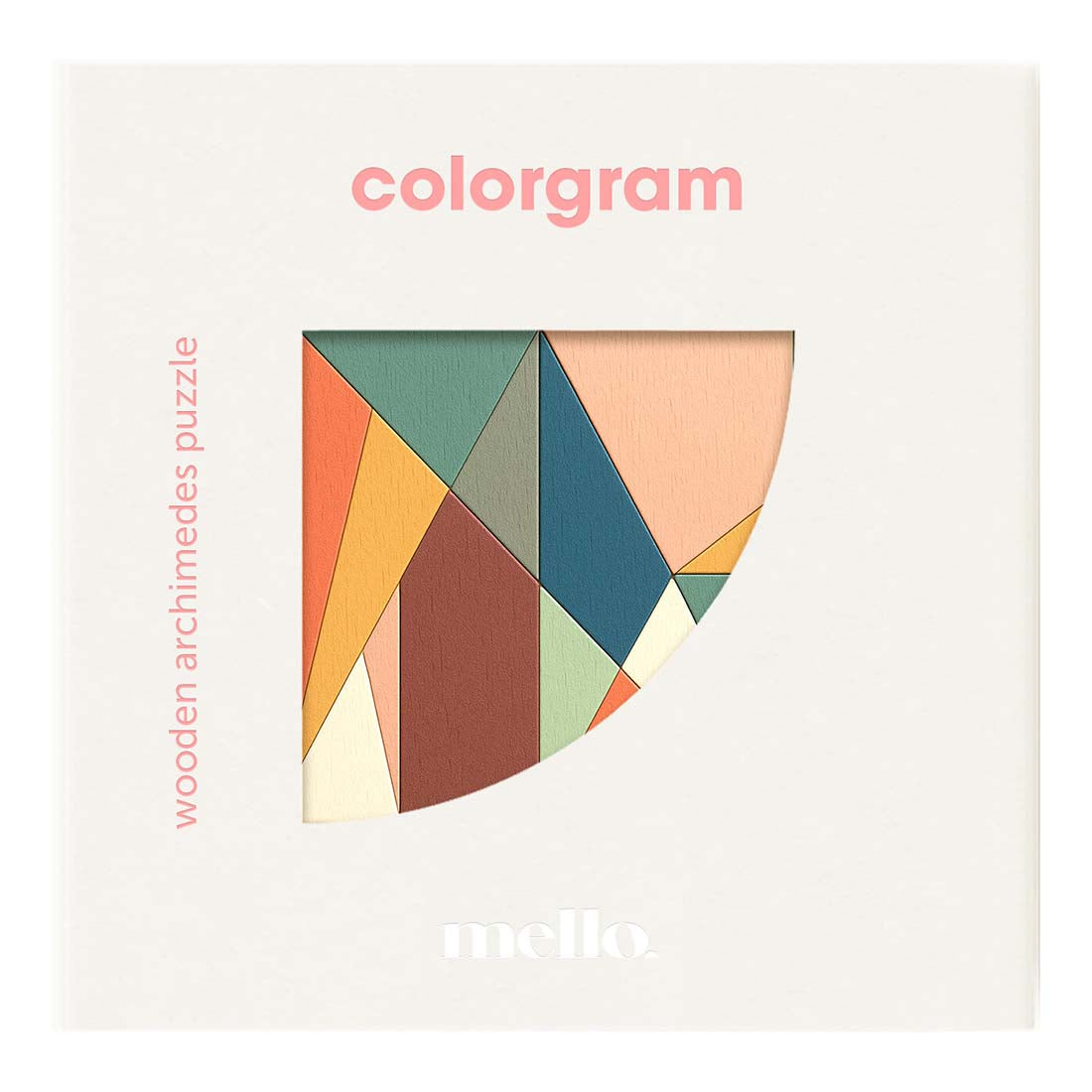 Mello Colorgram Wooden Tangram Puzzle