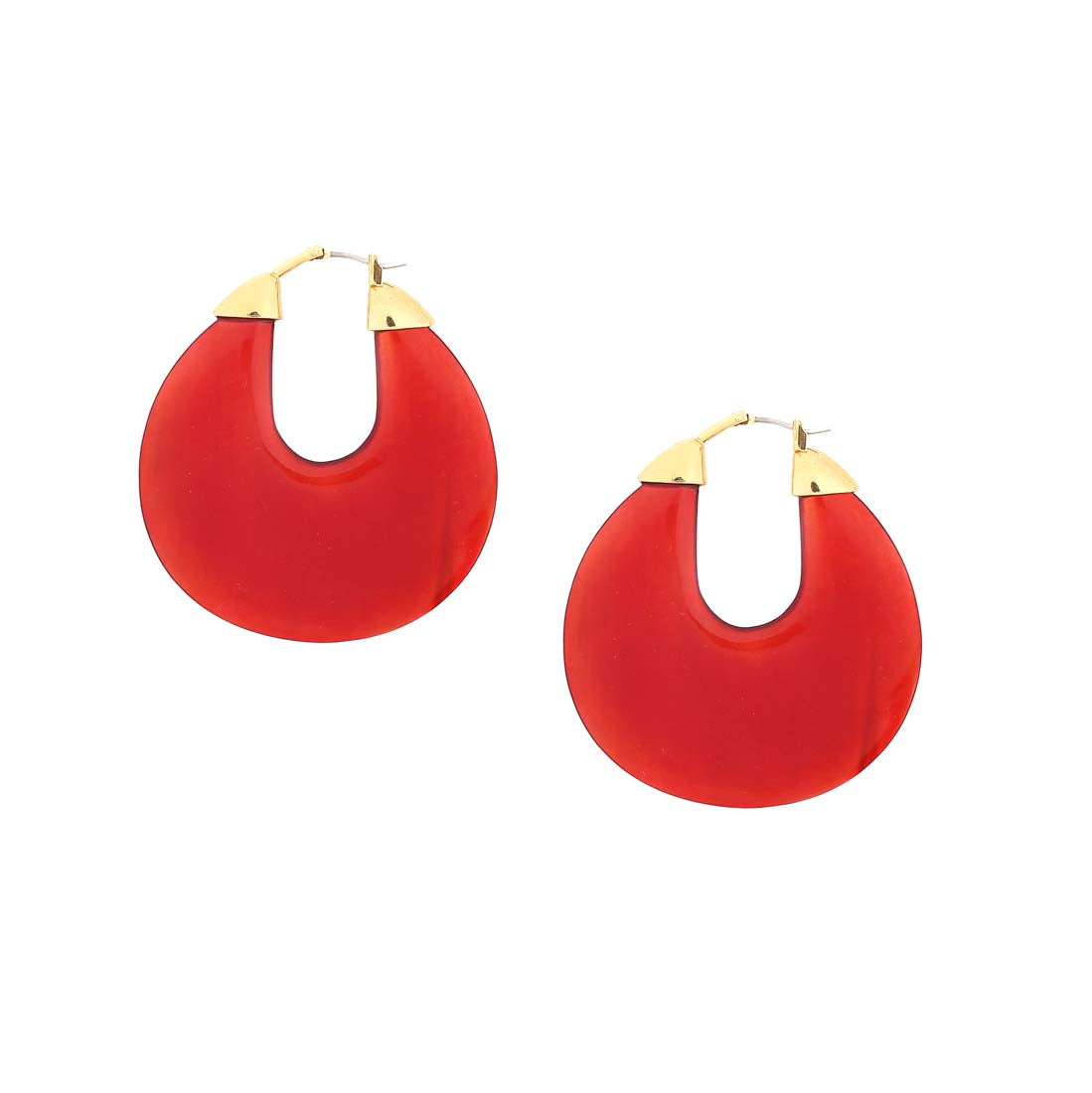 Tananarive Flat Creoles Earrings