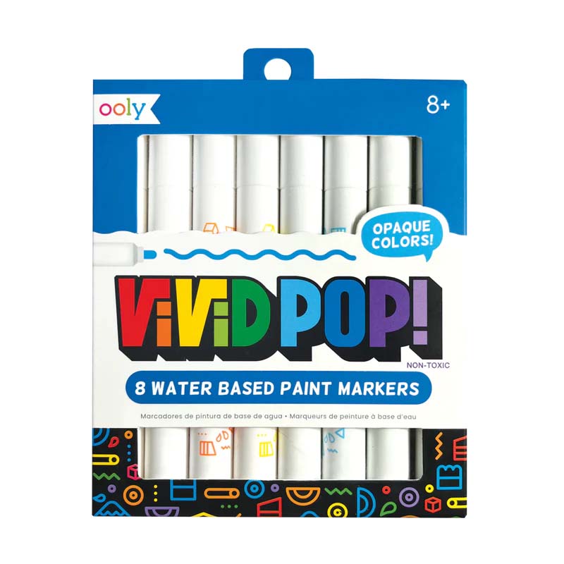 Vivid Pop! Water Based Paint Marker Set