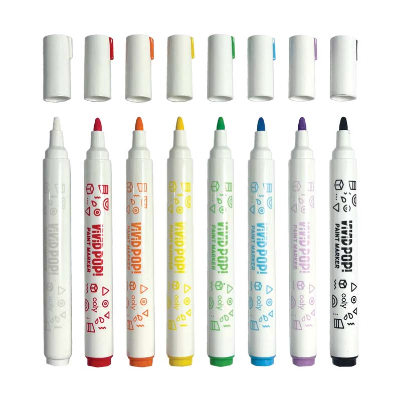 Vivid Pop! Water Based Paint Marker Set