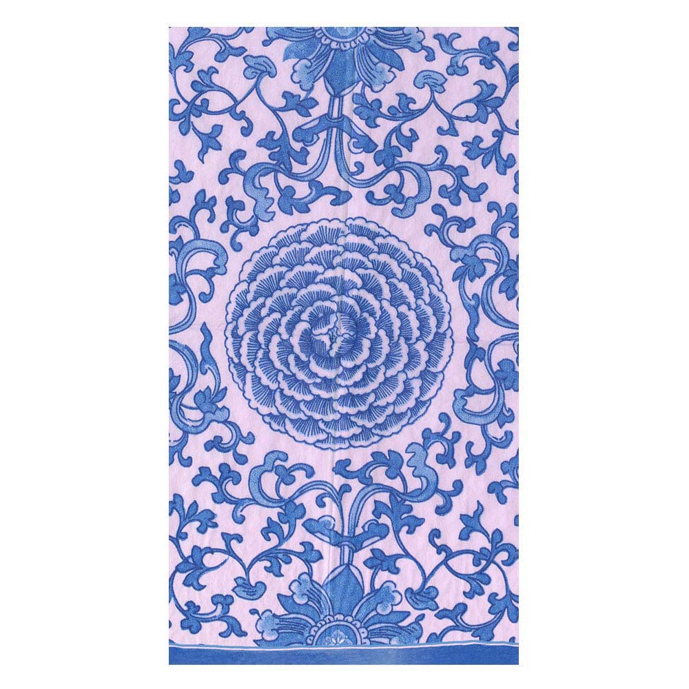 Indigo Garden Blue/Pink Guest Towels