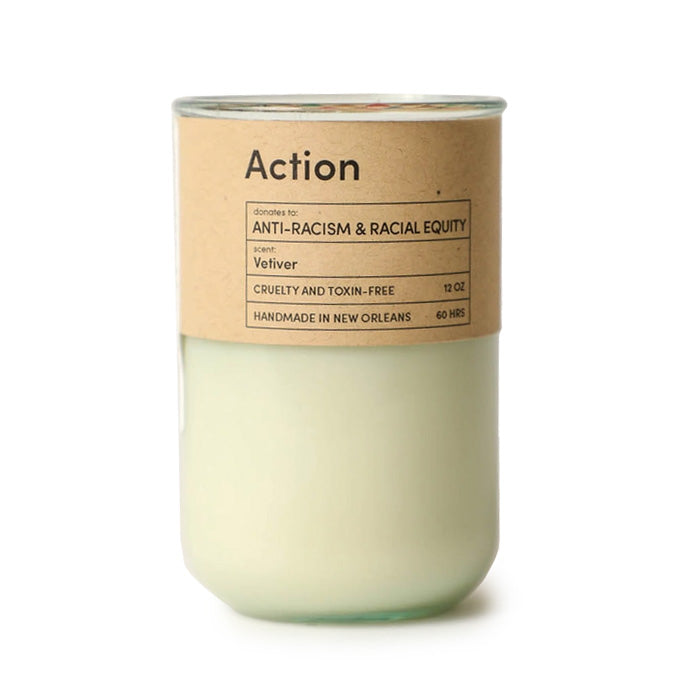 Vetiver Action Soy Wax Candle