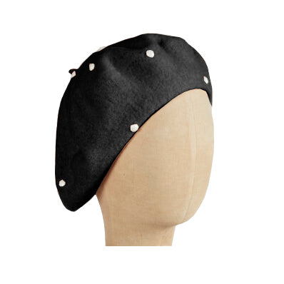 Pearl Studded Beret