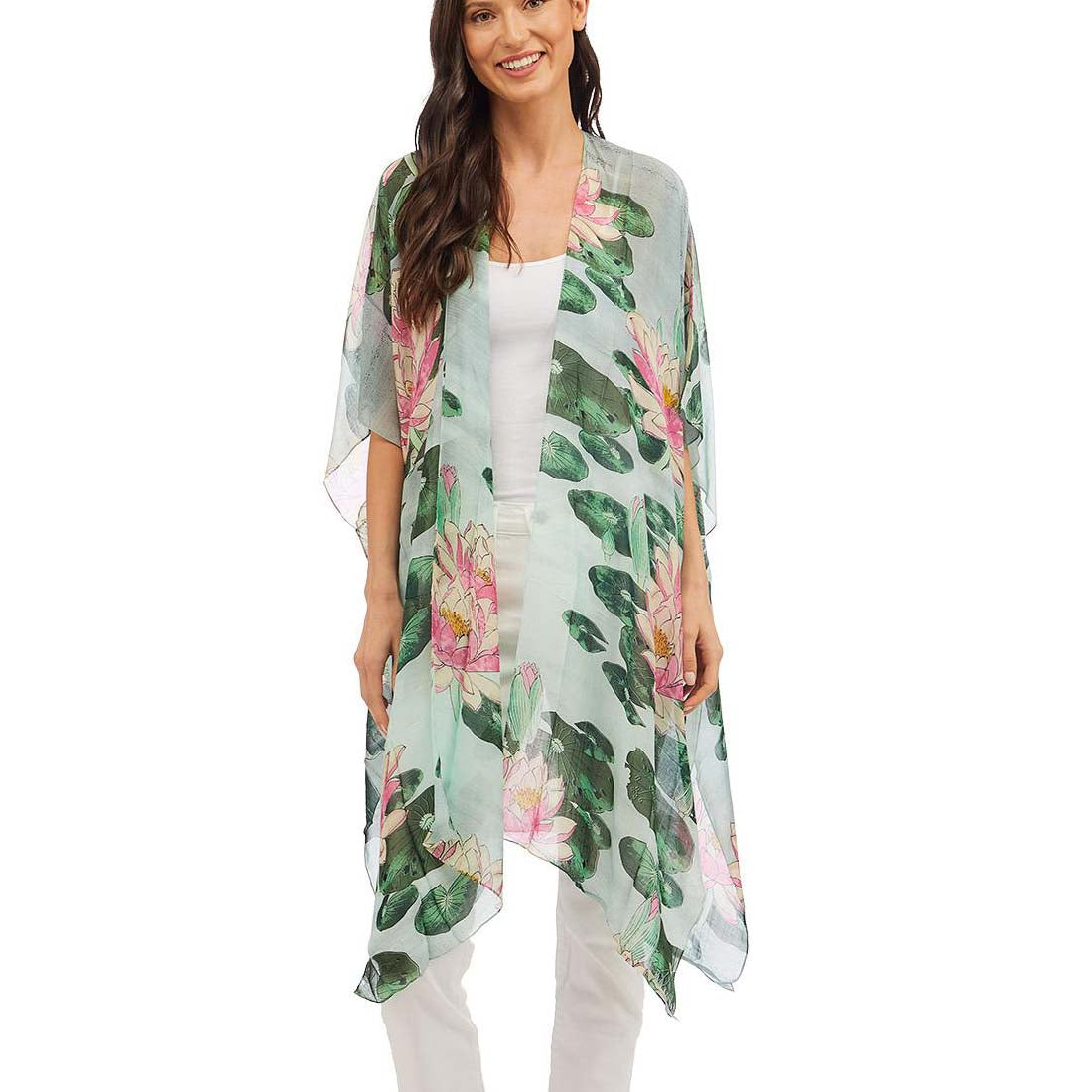 Water Lily Long Kimono