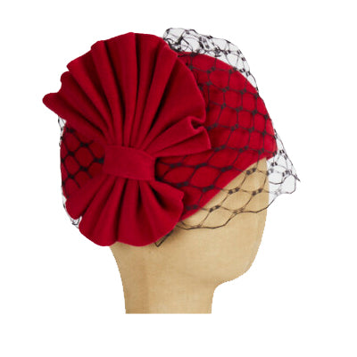 Ruby Red Bubble Cloche