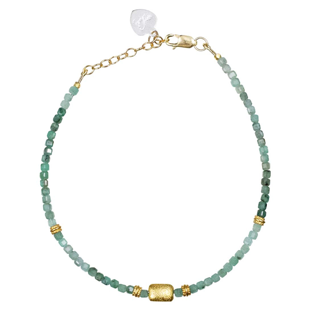 Emerald Lhasa Bracelet