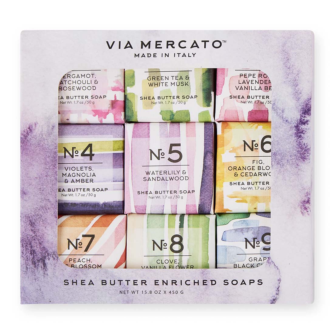 Via Mercato Mini Soap Set of 9