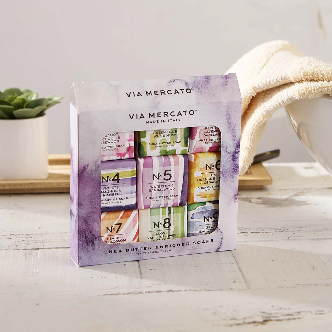 Via Mercato Mini Soap Set of 9
