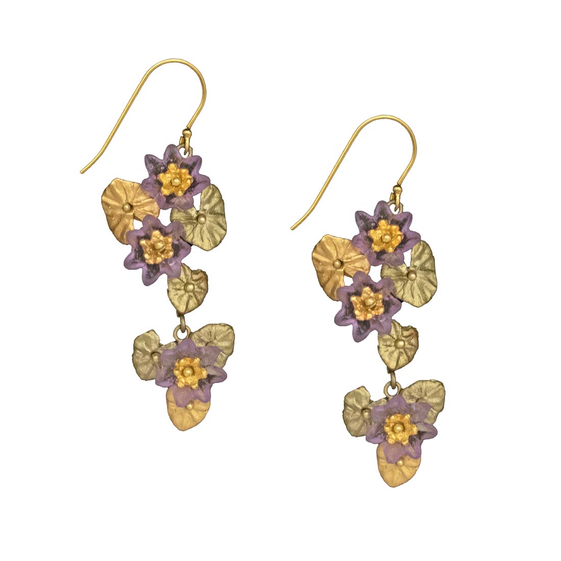 Giverny Water Lilies Long Earrings