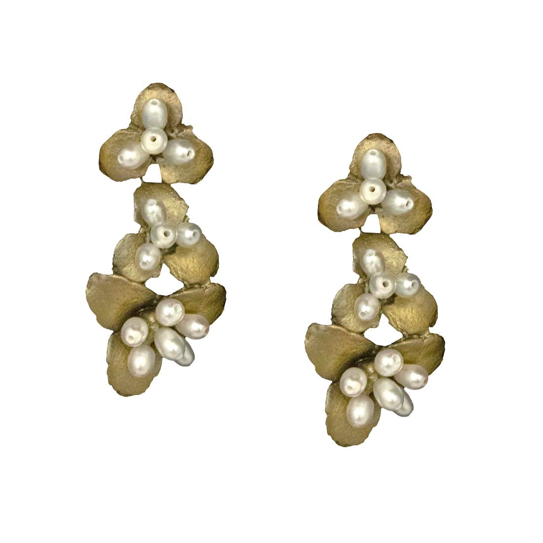 Pachysandra Bronze Earrings