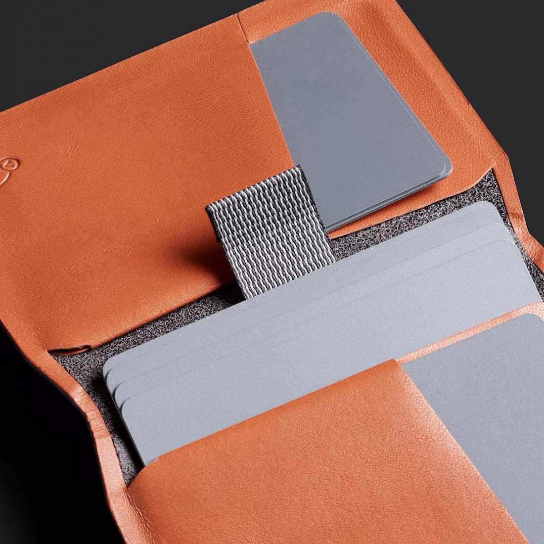 Indigo Apex Slim Sleeve Leather Wallet
