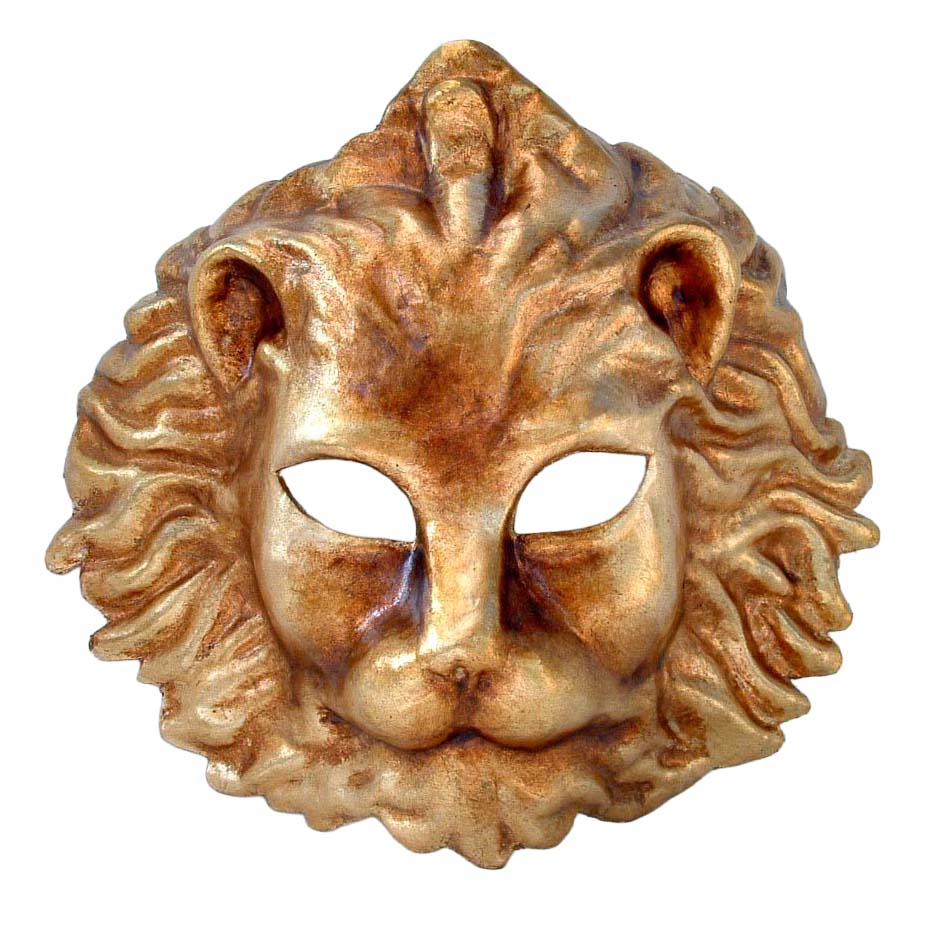 Decorative Gold Lion Mask