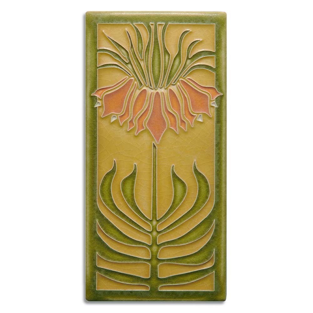 Golden Persian Lily Tile