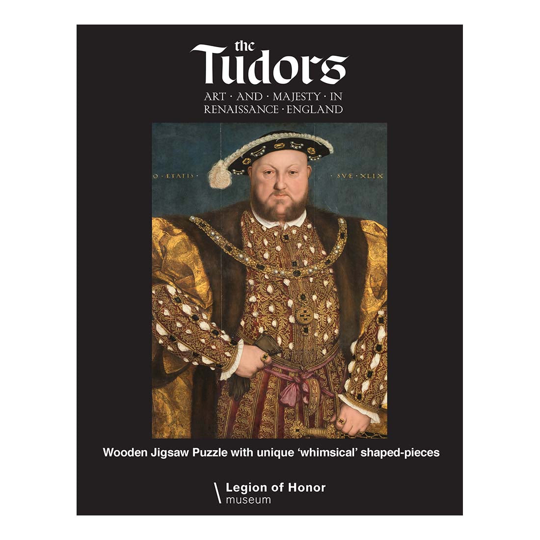 The Tudors Portrait of Henry VIII Wooden Puzzle