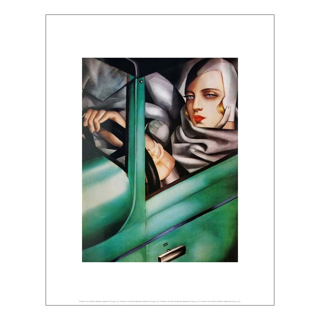 Tamara de Lempicka Tamara in Green Bugatti Print