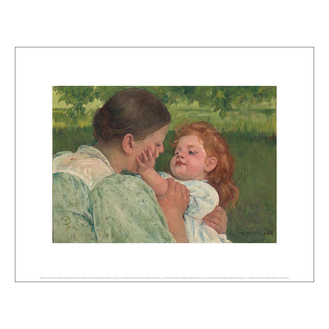 Mary Cassatt Maternal Caress Print