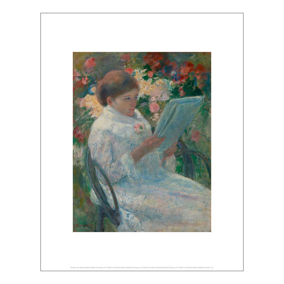 Mary Cassatt On a Balcony Print