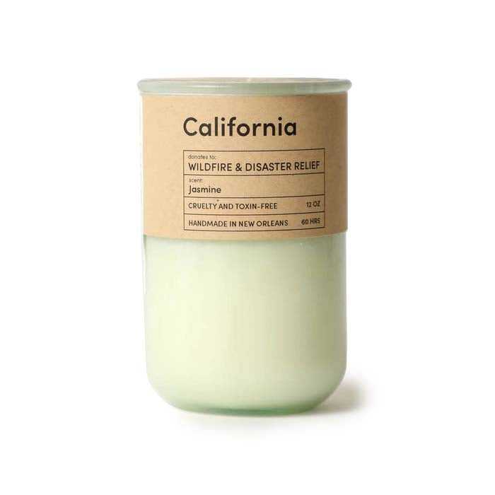 Jasmine California Soy Wax Candle