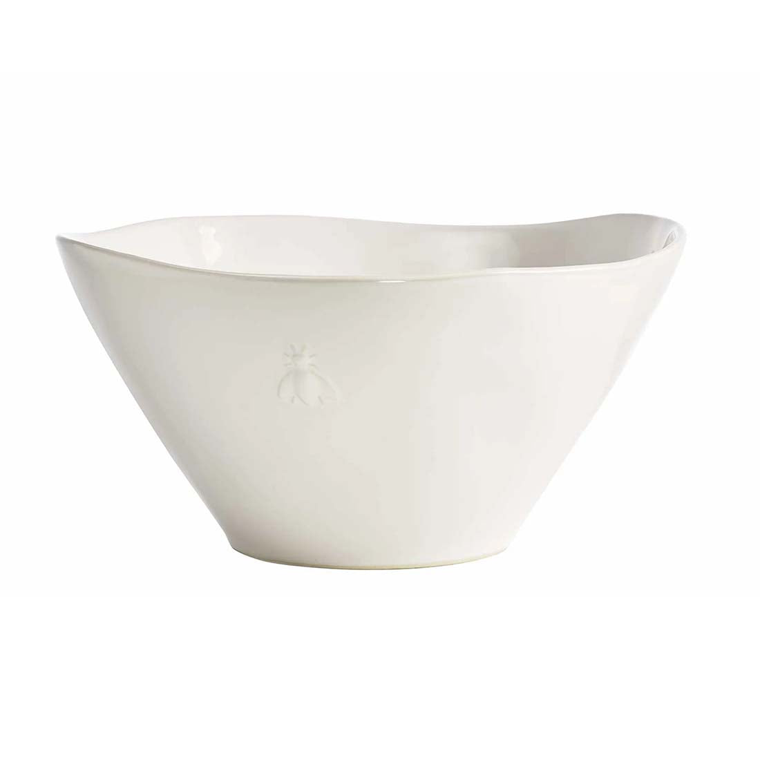 Ecru Bee Ceramic Salad Plate