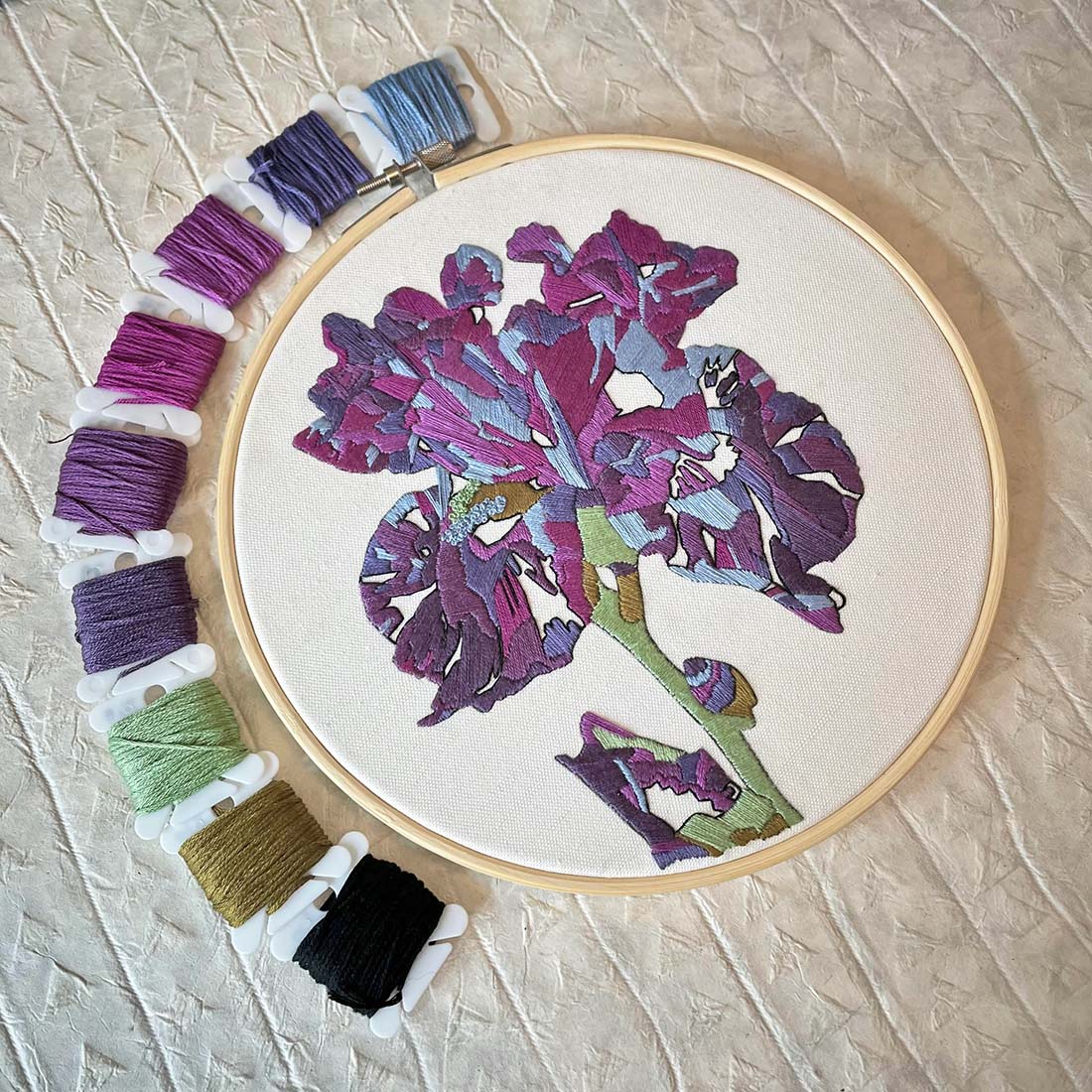 Iris DIY Embroidery Kit