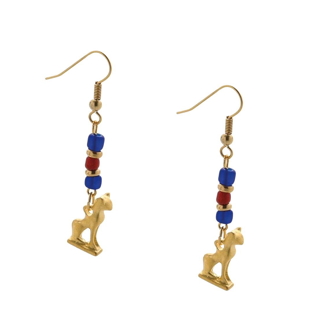 Cat Beaded Earrings