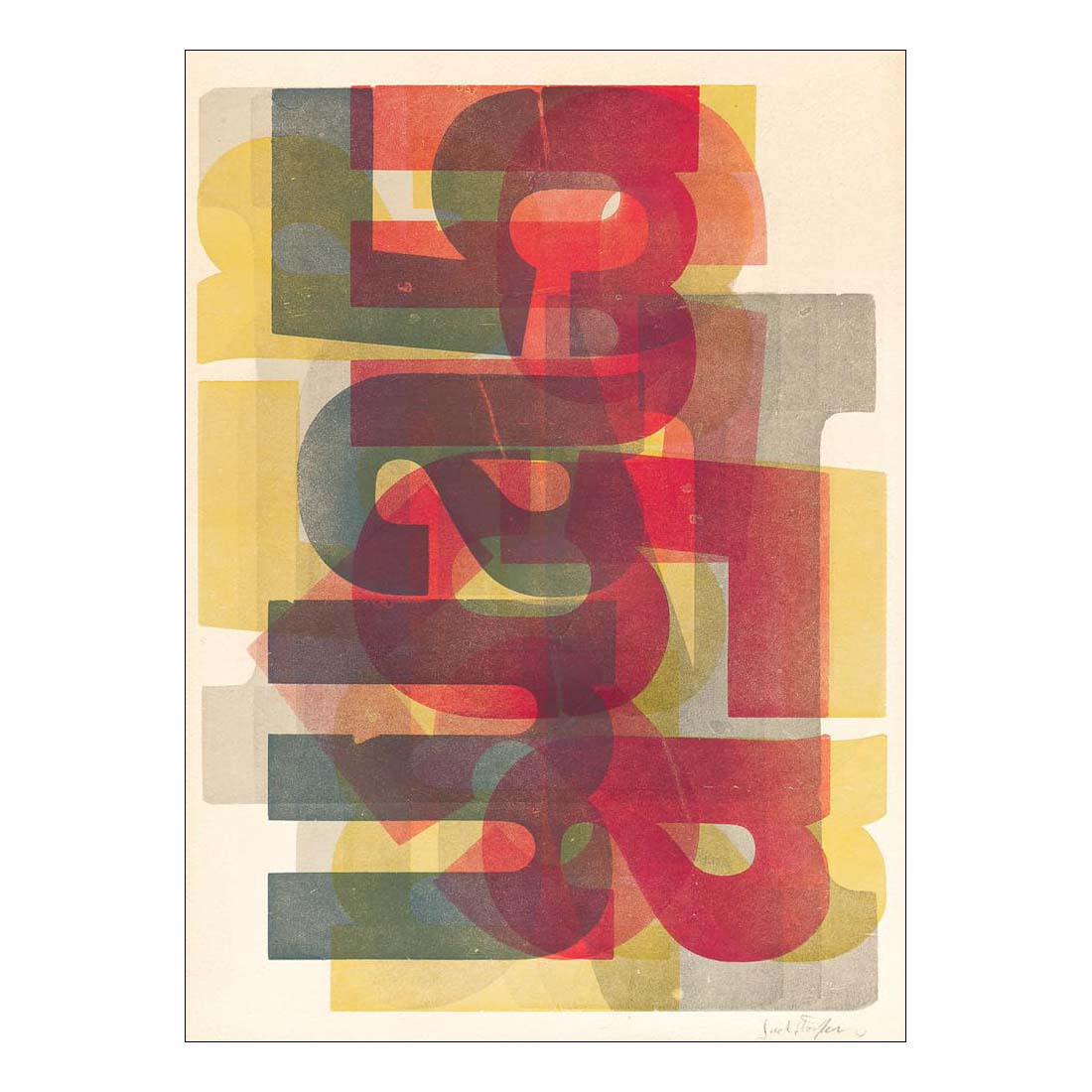 Jack Stauffacher The Art of Wood Type Notecards