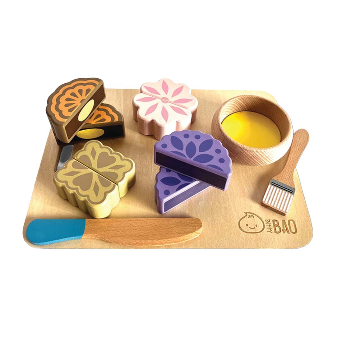 Wooden Mooncake Toy Set