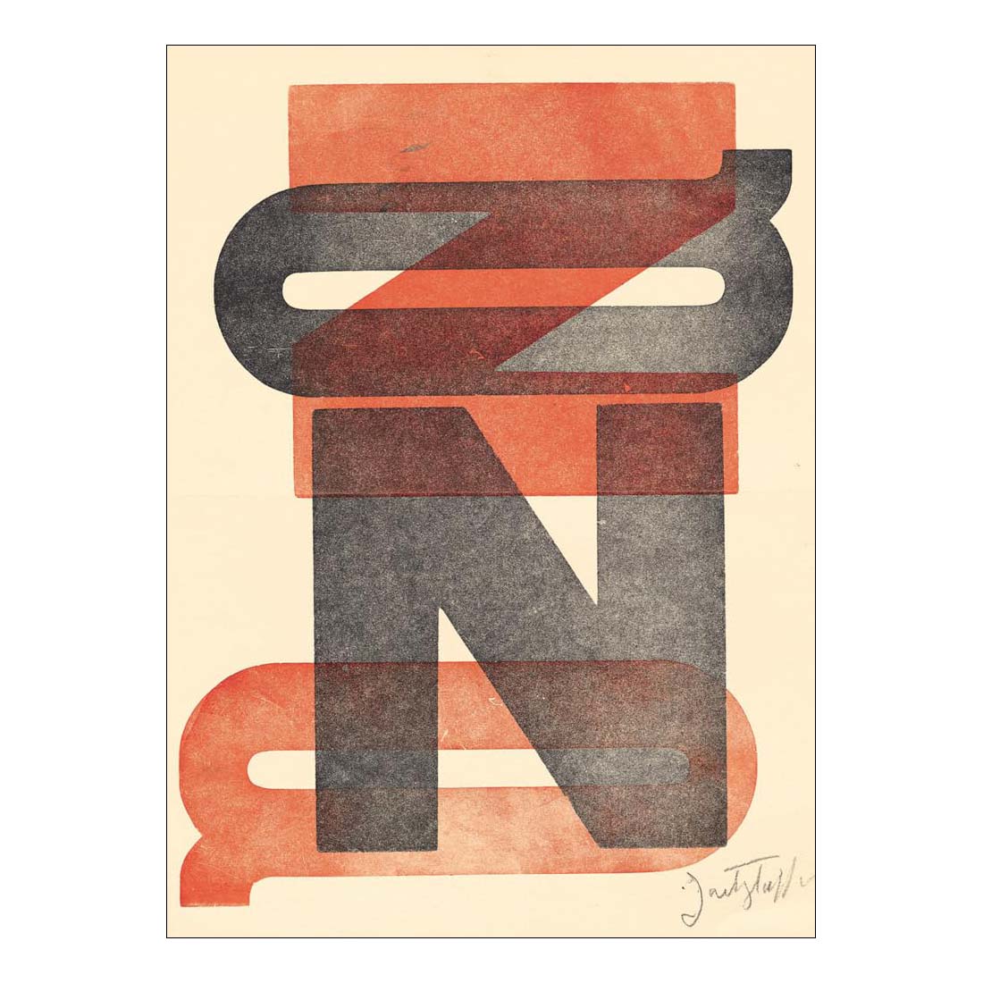 Jack Stauffacher The Art of Wood Type Notecards