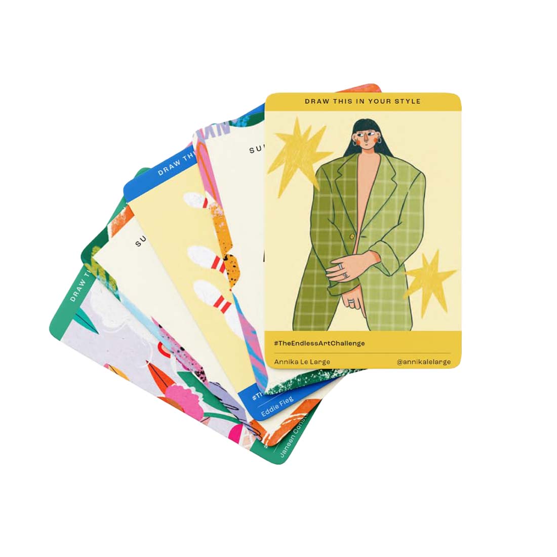 The Endless Art Challenge Card Deck: 90 Creativity Prompt Cards