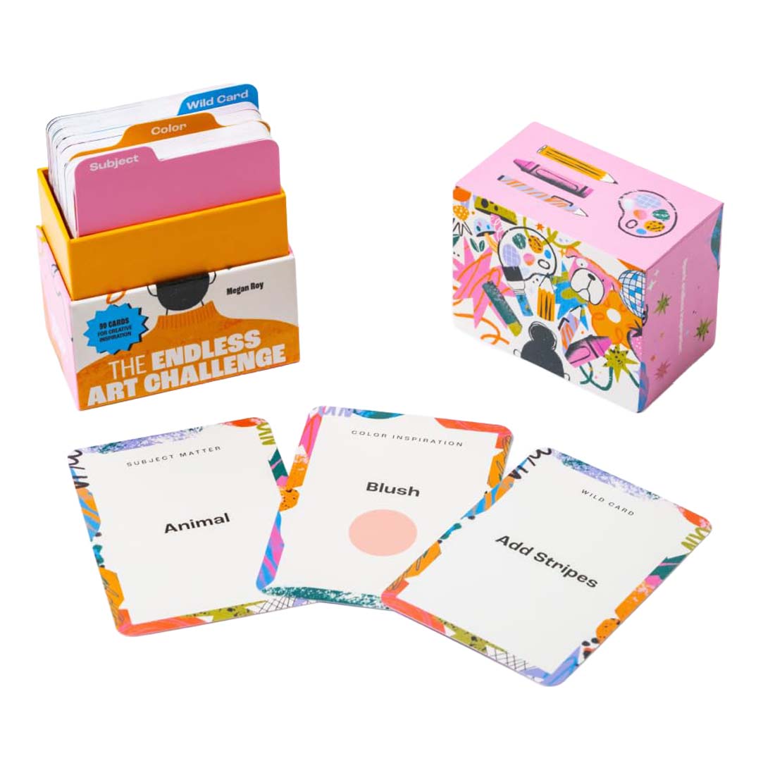 The Endless Art Challenge Card Deck: 90 Creativity Prompt Cards