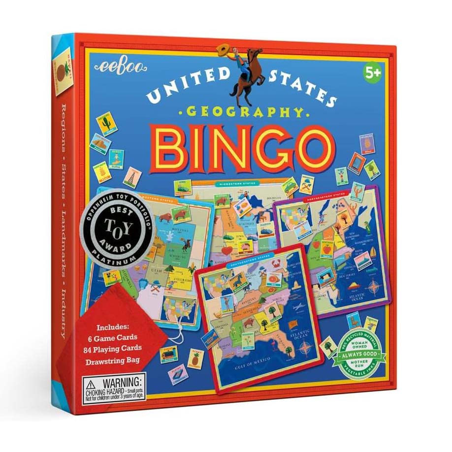 United States Geography Bingo