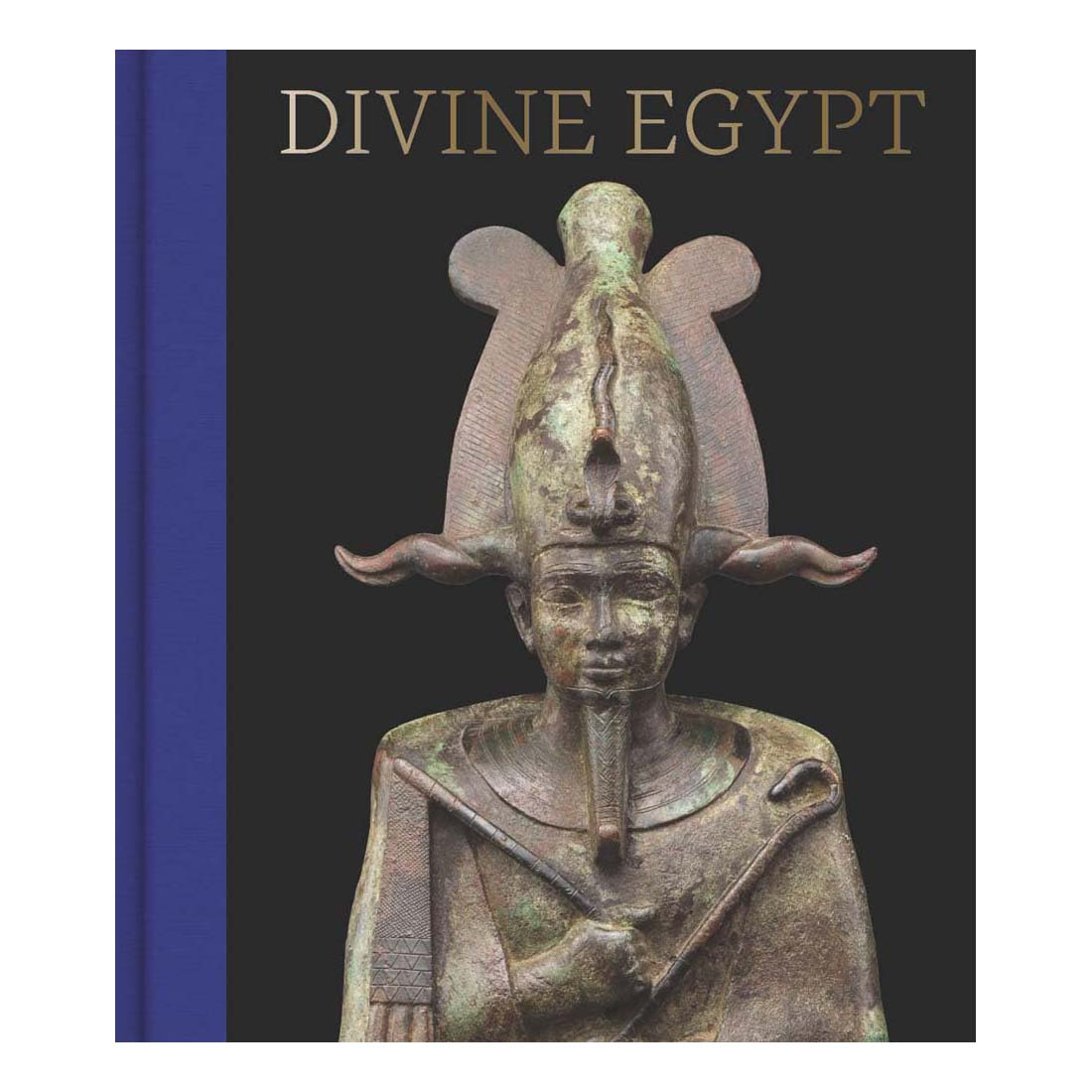 Book titled 'Divine Egypt' with an image of an Egyptian statue on the cover.