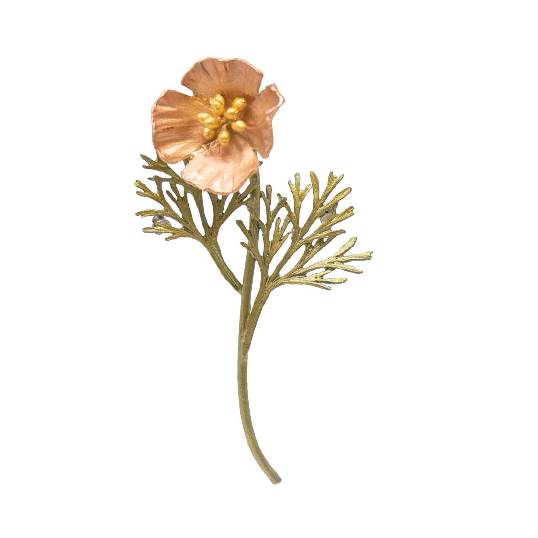 California Poppy Brooch