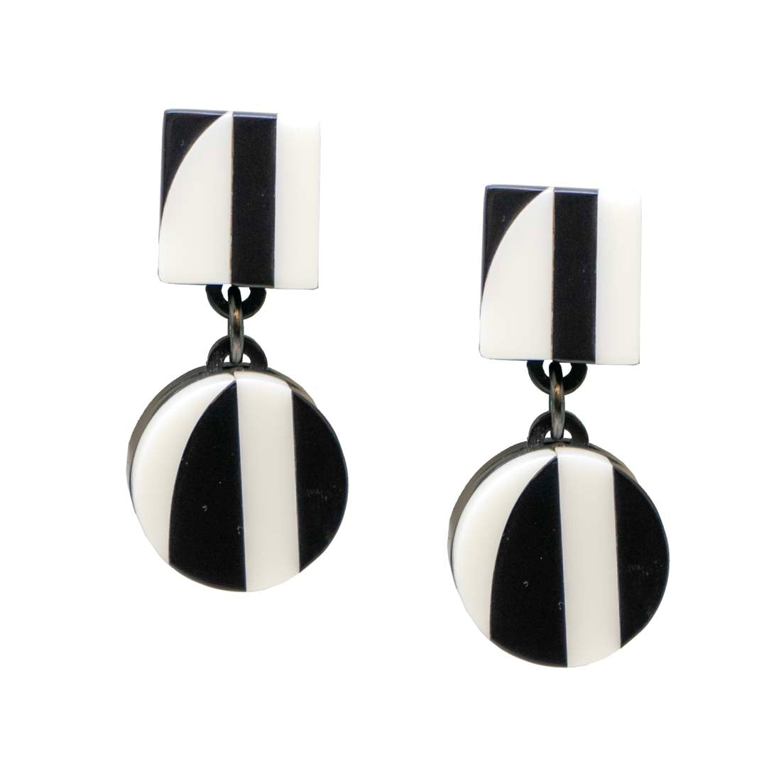 Aurora Checkered Earrings