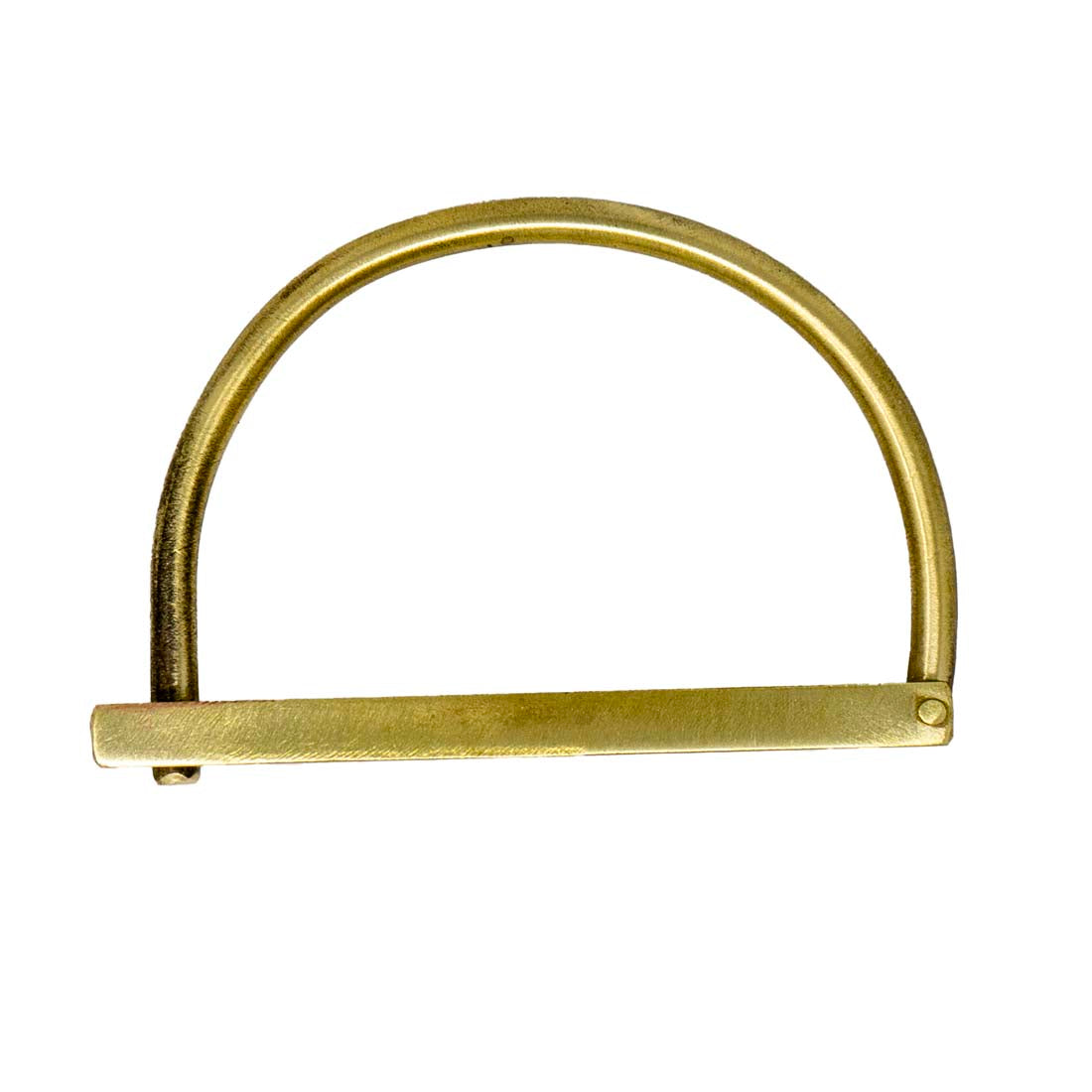 Fabricated Brass Tension Bracelet